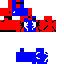 Blue spider man and red spider man  – texture