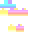 White Illusion(Blue, Red/Pink, Yellow) – textura